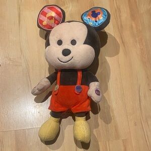 Mickey Mouse Plush Toy - Red and Yellow
